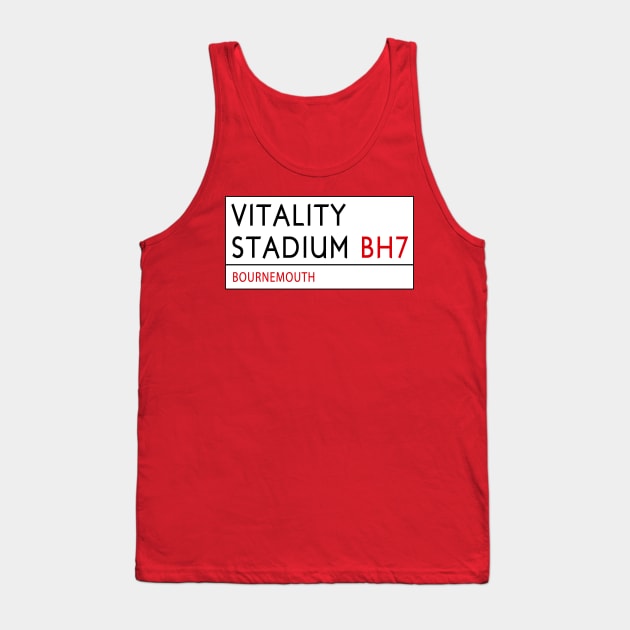 Vitality Stadium - Street Sign (Bournemouth) Tank Top by Confusion101